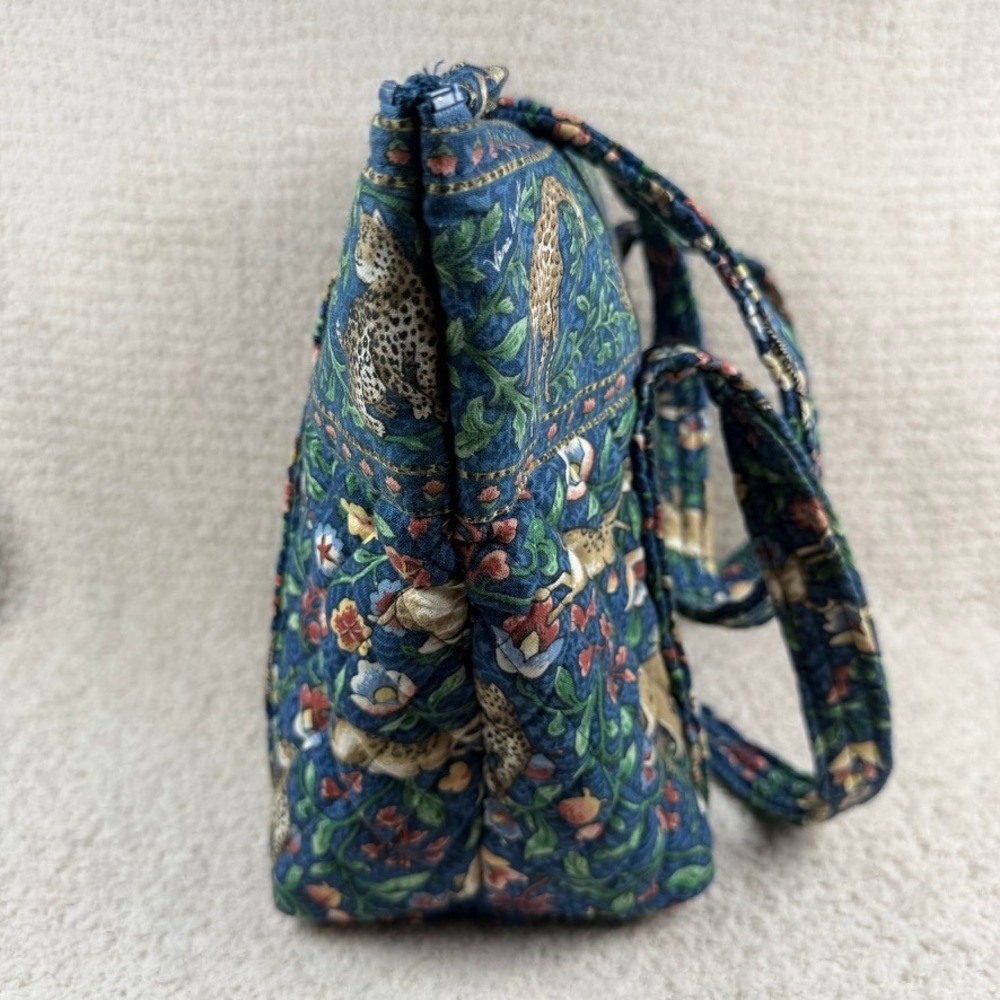 Vintage Vera Bradley Animal Kingdom Shoulder Bag Safari Print Retired Quilted - Picture 7 of 14